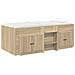Struttura Letto Loft con Mobile con porta 3 pz Rovere Sonoma - Foto miniatura 1
