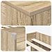 Struttura Letto Loft con Mobile con porta 3 pz Rovere Sonoma - Foto miniatura 6