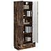Set di armadi 2 pcs Rovere Fumo Legno ingegnerizzato - Foto miniatura 2