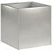 Vaso da giardino Argento 25 x 25 x 25 cm Acciaio Inox - Foto miniatura 1