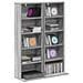 Mobile per CD 2 pz Sonoma grigio 33 x 23,5 x 97,5 cm - Foto miniatura 3