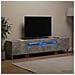 Mobile TV LED a 5 pezzi Grigio Cemento Legno ingegnerizzato - Foto miniatura 7