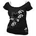 Pure Of Heart 2in1 White Ripped Top Black (Top Donna Tg. L)  - Foto miniatura 1