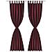 Tende Micro-raso Bordò 2 Pezzi Con Occhielli 140 X 245 Cm - Foto miniatura 2