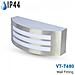 Lampada Da Muro Applique E27 Acciaio Inox Esterno Ip44 Vt-7680 7514 - Foto miniatura 1