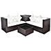 Set Divani Polyrattan Marrone - Foto miniatura 1