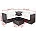 Set Divani Polyrattan Marrone - Foto miniatura 6
