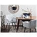 Set Di 2 Sedie Da Pranzo In Velluto Azzurro / grigio Chiaro Jasmin - Foto miniatura 13