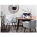 Set Di 2 Sedie Da Pranzo In Velluto Azzurro / grigio Chiaro Jasmin - Foto miniatura 22