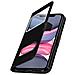 Custodia Apple Iphone 11 Sportellino 2x Finestre Cover Silicone - Nero - Foto miniatura 5