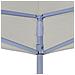 Gazebo Professionale Pieghevole 2x2 M In Acciaio Crema - Foto miniatura 3