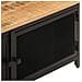 Tavolino Da Caff 90x50x37 Cm In Legno Massello Di Mango Grezzo - Foto miniatura 8