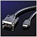 11.99.5532 3m DVI-D HDMI Nero cavo e adattatore video - Foto miniatura 1