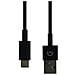 MOB-22158 1m USB A USB C Nero cavo USB - Foto miniatura 2