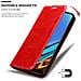 Custodia Compatibile Con Xiaomi Redmi 9t / Poco M3 In Rosso Mela - Coperchio Protettiva Con Chiusura Magnetica, Funzione Stand E Tasca Per Le Carte - Foto miniatura 7