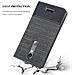 Custodia Compatibile Con Motorola Moto X3 In Grigio Nero - Coperchio Protettiva Con Chiusura Magnetica, Funzione Stand E Tasca Per Le Carte - Foto miniatura 8