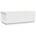Tavolino Da Salotto Bianco 100x50x35 Cm Legno Massello Di Pino - Foto miniatura 2