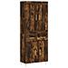 Credenza Rovere Fumo 69,5x34x180 Cm In Legno Multistrato - Foto miniatura 2