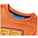 Maglietta Da Bambino Maniche Lunghe Auto Da Corsa Arancione Scuro 116 - Foto miniatura 3
