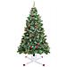 Supporto Per Albero Di Natale Bianco 61x61x15,5 Cm - Foto miniatura 3
