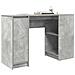 Scrivania Grigio Cemento 120x42x76 cm in Legno Multistrato - Foto miniatura 5