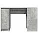 Scrivania Grigio Cemento 120x42x76 cm in Legno Multistrato - Foto miniatura 9