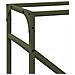 Rastrelliera per Legna da Ardere Verde Oliva 40x25x100 cm - Foto miniatura 9