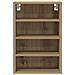 Mobile Pensile “Riga” Rovere Artigianale 40x29,5x60 cm - Foto miniatura 9