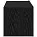 Mobile TV a muro in legno finto rovere nero 100x30x30 cm - Foto miniatura 8