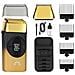 Rasoio A Lamina 2-in-1 Per Uomo E Tagliacapelli Con Velocità Regolabile E Display Digitale Gold - Foto miniatura 1