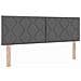 Letto box spring con materasso Grigio scuro 160 x 200 cm - Foto miniatura 1
