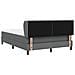 Letto box spring con materasso Grigio scuro 160 x 200 cm - Foto miniatura 9