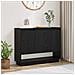 Credenza Rovere nero 97 x 29 x 75 cm Legno multistrato - Foto miniatura 2