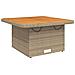 Set Divani da Giardino 7 pz con Cuscini in Polyrattan Beige - Foto miniatura 7