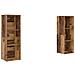 Set mobile TV 2 pcs Legno vecchio 107 x 35 x 37 cm - Foto miniatura 1
