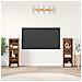 Set mobile TV 2 pcs Legno vecchio 107 x 35 x 37 cm - Foto miniatura 2