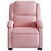 Poltrona Alzapersona Reclinabile Elettrica Rosa in Velluto - Foto miniatura 8