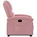 Poltrona Alzapersona Reclinabile Elettrica Rosa in Velluto - Foto miniatura 9