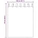 Tende in Voile con Passanti 2 pz Marrone Chiaro 140x175 cm - Foto miniatura 8
