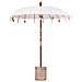 Parasol Balinese 260 Crema 180-190 cm Cotone e legno massello - Foto miniatura 1