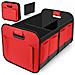 Organizzatore Pieghevole Per Bagagliaio Auto - Box Portaoggetti Grande Capacità Red - Foto miniatura 1