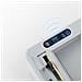 Dispenser Di Stuzzicadenti Smart Con Sensore rarossi - Ricaricabile Usb Grey+white - Foto miniatura 2