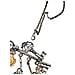 Collana Lunga Key Club Con Ciondolo Charm In Argento Placcato 10µ - Foto miniatura 3