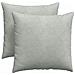 Cuscini da Divano 2 pcs Grigio chiaro 45 x 45 cm - Foto miniatura 1