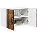 Pensile cucina con porta 2 pcs Rovere fumé 60 x 31 x 40 cm - Foto miniatura 3