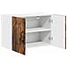 Pensile cucina con porta 2 pcs Rovere fumé 60 x 31 x 40 cm - Foto miniatura 6