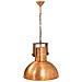 Lampada Da Soffitto In Metallo Ramato, 30x30x50h Cm - Foto miniatura 1