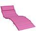 Cuscino per Lounger Sole Rosa 178 x 60 x 4 cm Tessuto Oxford - Foto miniatura 2