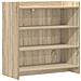 Credenza Rovere Sonoma 75 x 36 x 80 cm Legno ingegnerizzato - Foto miniatura 1