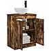 Mobile da bagno con lavabo Rovere Fumo 54 x 35 x 83 cm - Foto miniatura 2